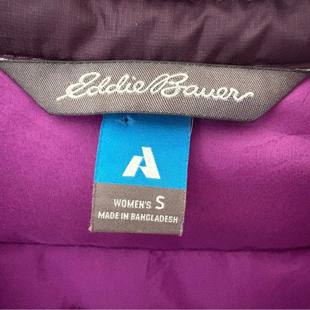 Eddie Bauer Goose Down Puffer Vest Women’s Size S - Picture 4 of 8